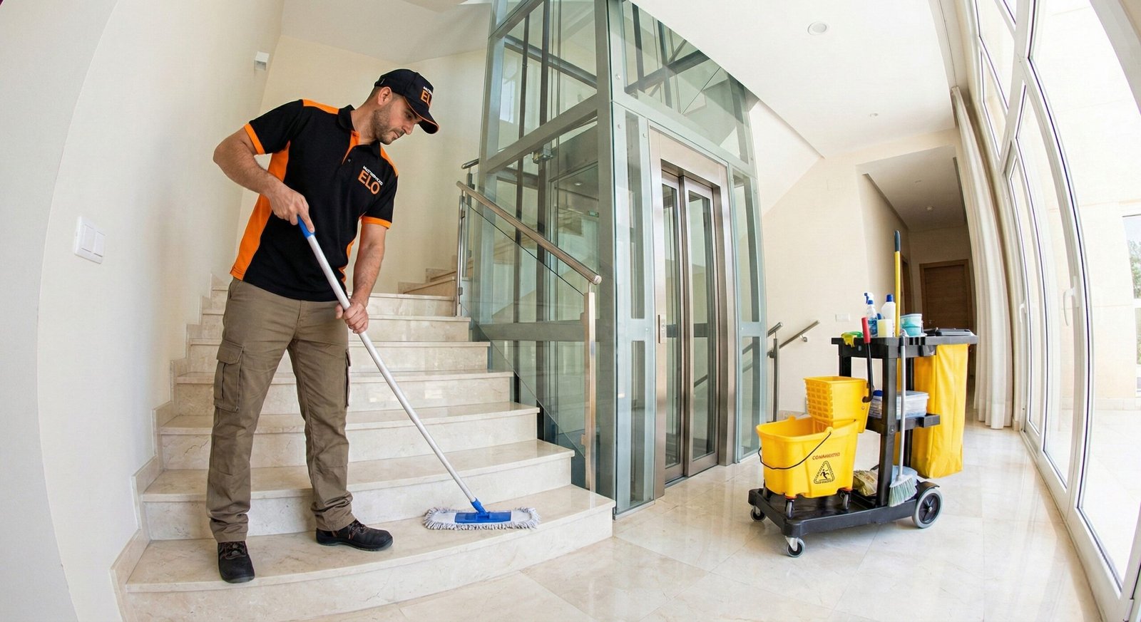 Servicio profesional de limpieza y mantenimiento de comunidades de propietarios en la provincia de Granada - Multiservicios ELO